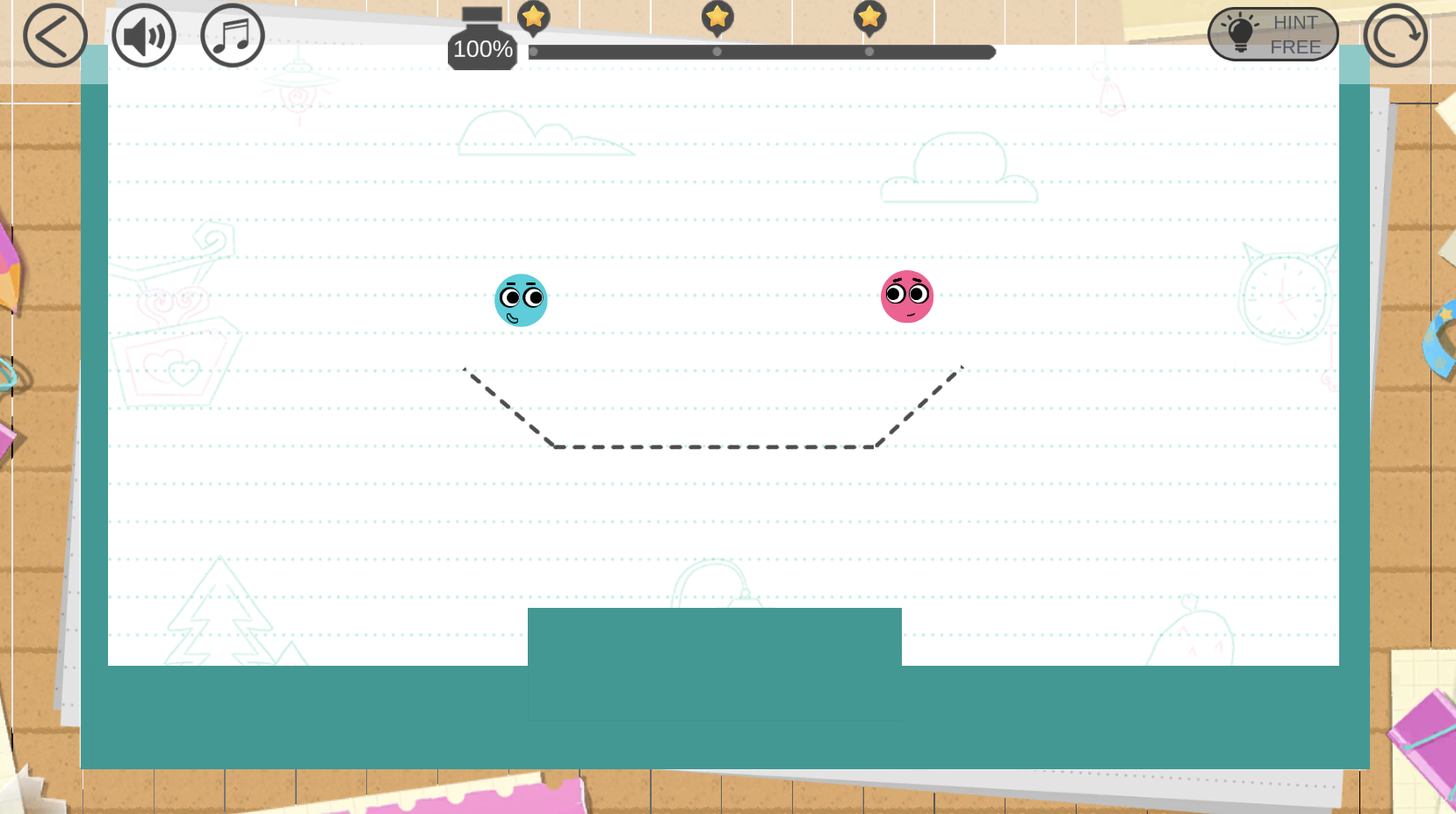 ヒント機能があるので、詰まっても安心してプレイできる。