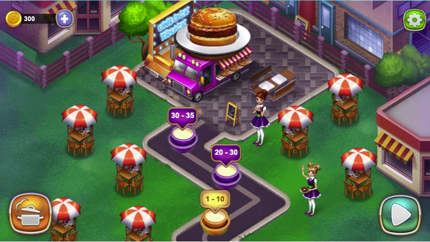 右下の矢印を押してゲームを始める準備を整えよう