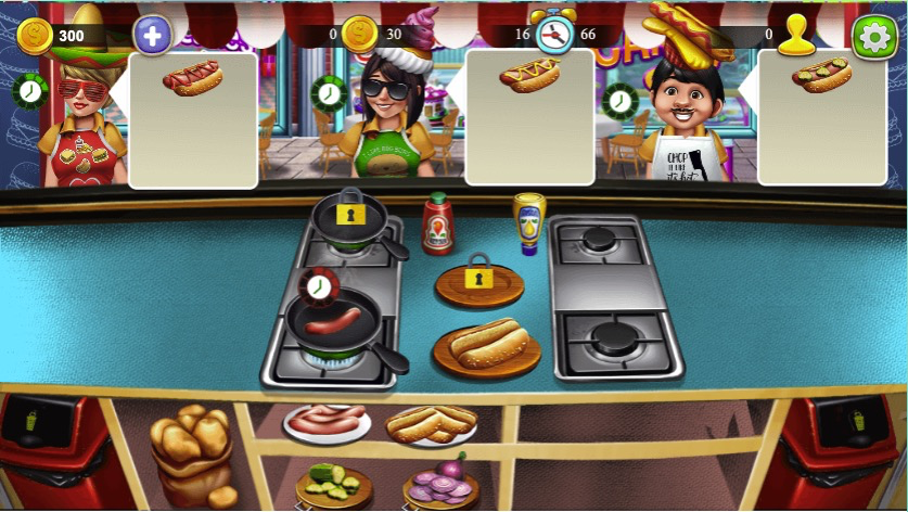 お客さんの要望に応えて、完璧なホットドッグを素早く作成