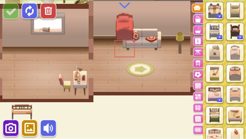 まずはベッドを配置して寝室を整えよう