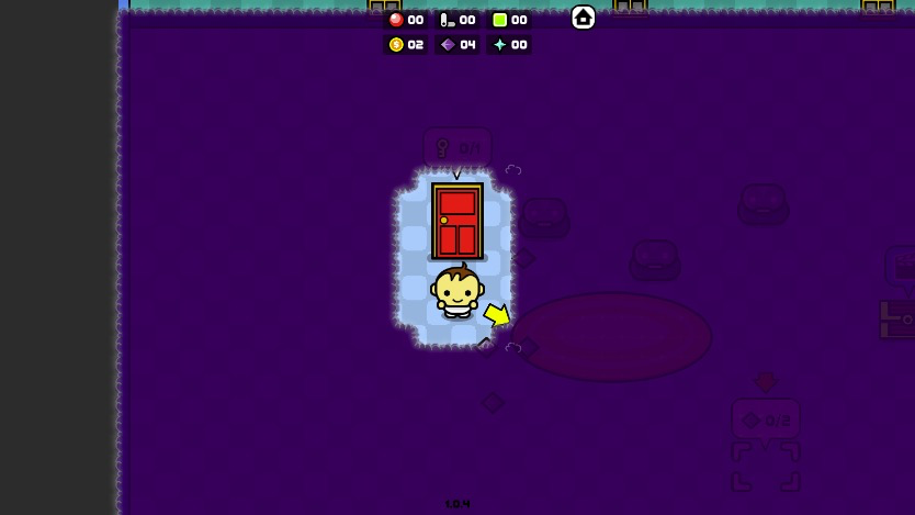 ゲームの冒険が始まるスタート画面でワクワク感満載