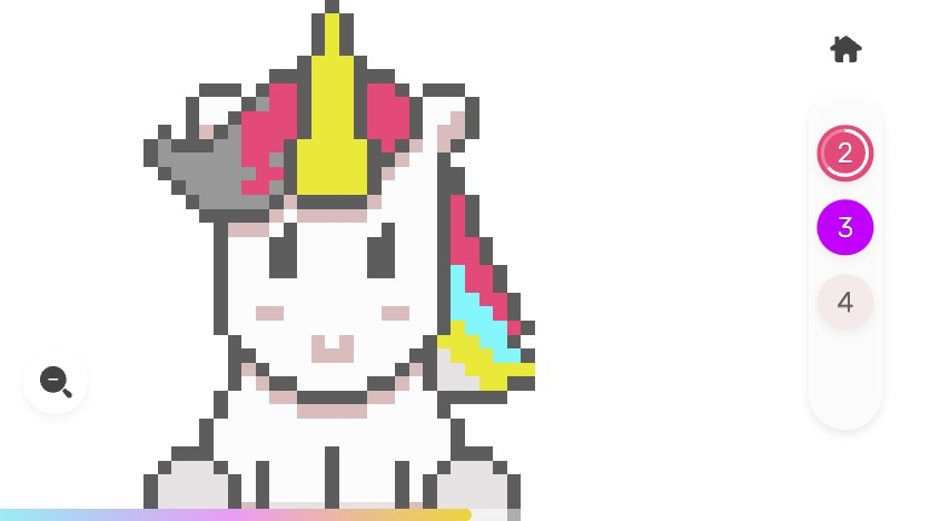 次々と色を重ねて、鮮やかなアートを完成させよう