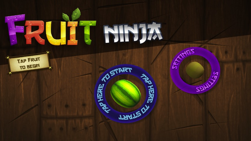 シンプルで直感的なスタート画面が魅力