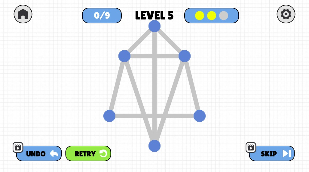 動画視聴でステージスキップ可能、右下のボタンから