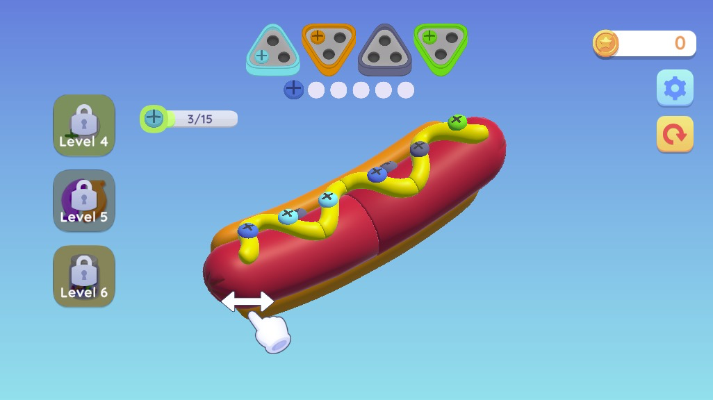 クリック&ドラッグで視点を自由に調整可能
