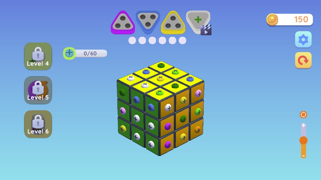 三角容器が減ることで難易度が上がる