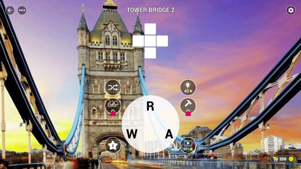 表示されたアルファベットを使って英単語を探し出そう