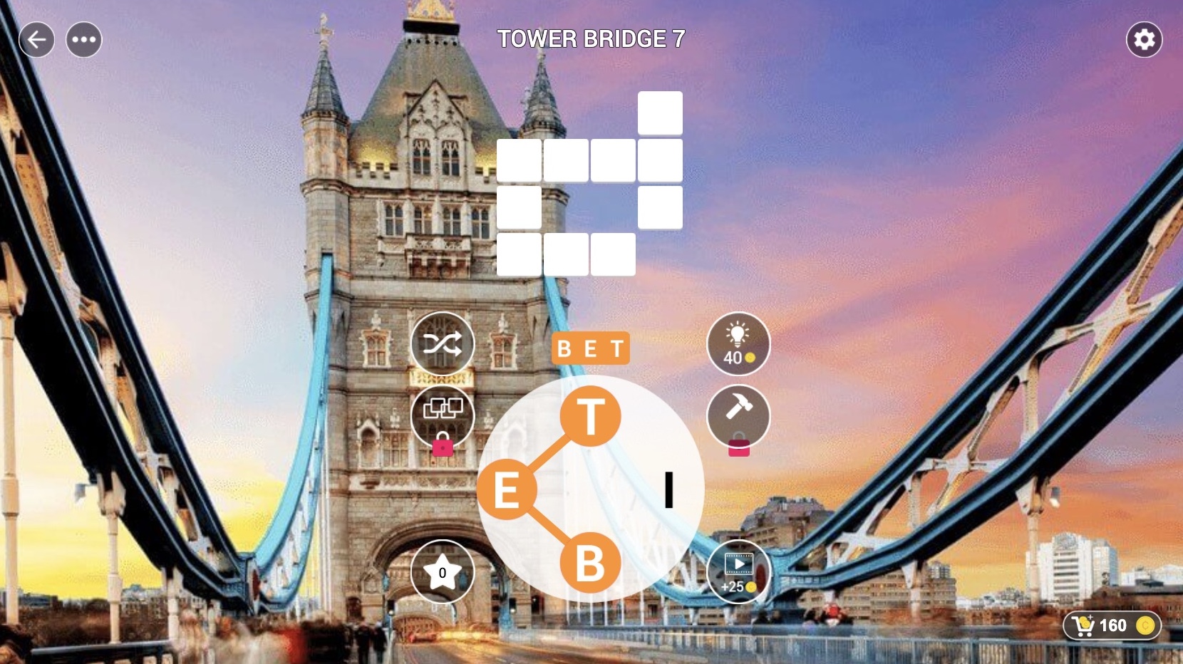 画面をドラッグして文字をつなぎ英単語を作成しよう