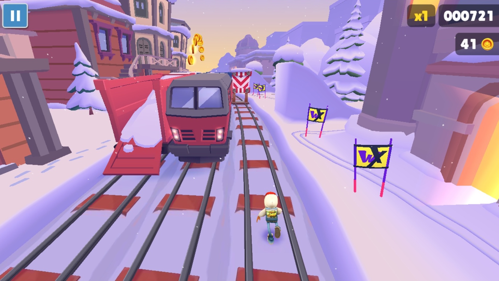 迫りくる障害物を巧みにかわしながら、都市を駆け抜けろ！