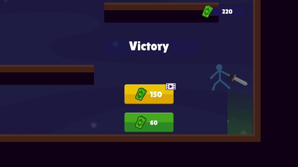 勝利するとゲーム内通貨を獲得できる