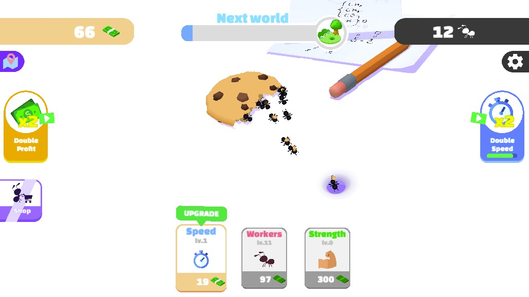 アリたちが一生懸命に食べ物を運ぶ姿が愛らしく、癒される