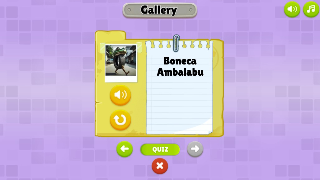 ギャラリー機能でクリアしたイラストをいつでも確認可能