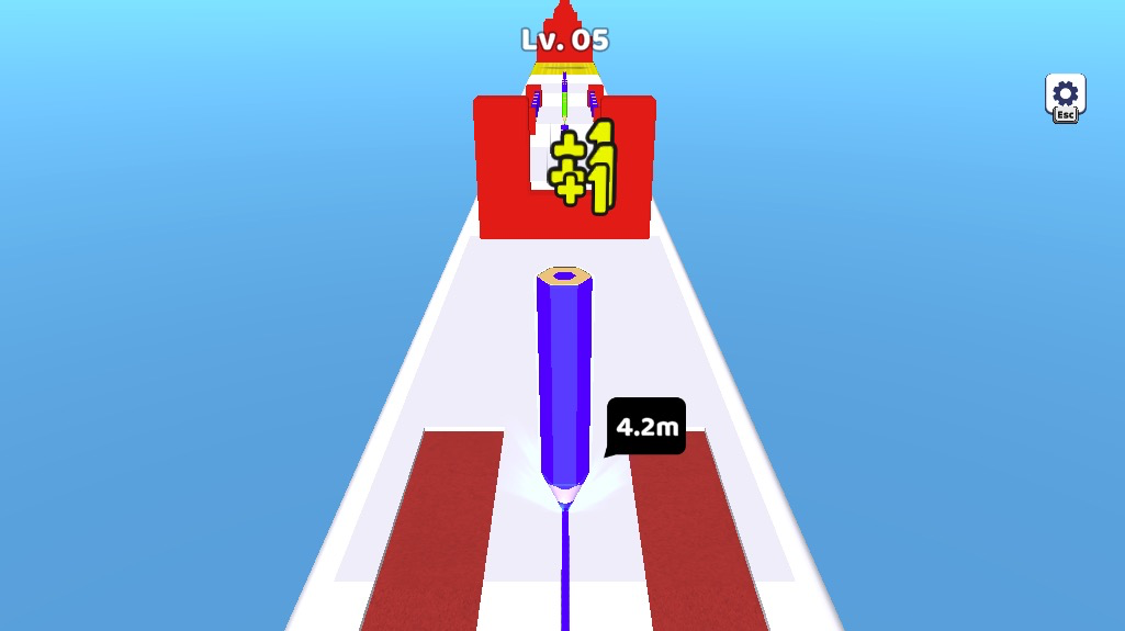 同じ色の鉛筆を集めて、スコアを増やそう!