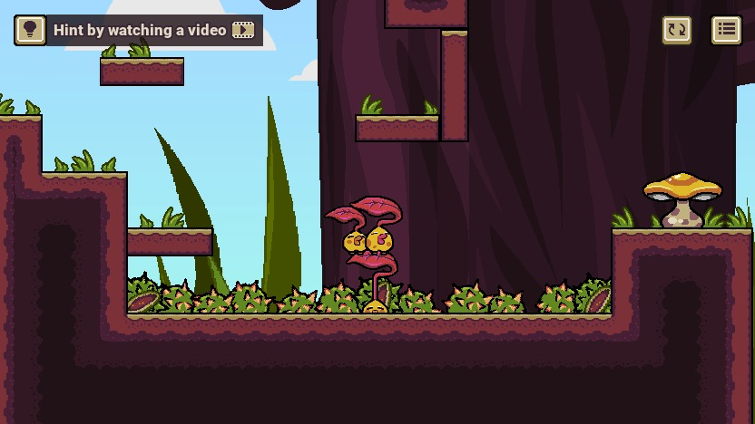 ドリアンに触れるとゲームオーバー、慎重に進め