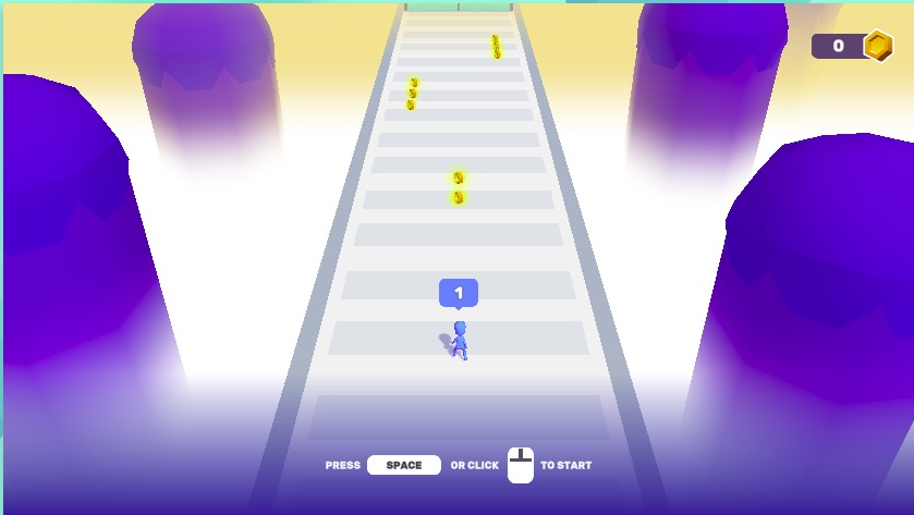 ステージ開始時は1人でスタートし、仲間を集めよう