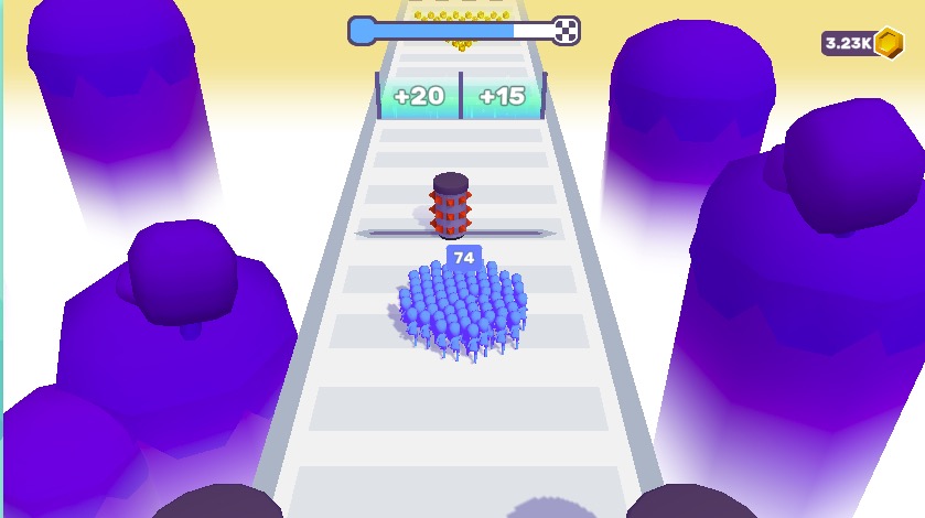 巧みな操作で障害物を避けるスリリングな体験