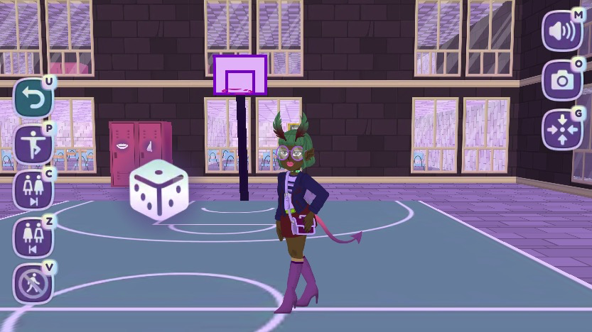 サイコロを振れば、ランダムで女の子の外見が変化する楽しさ！