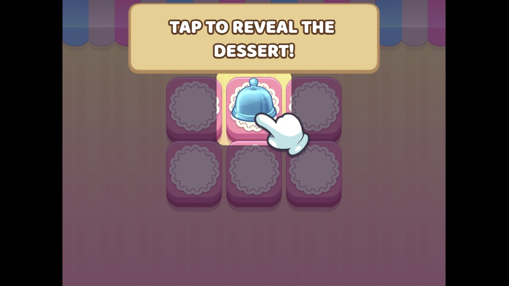 デザートボックスを開けて中身を確認しよう。