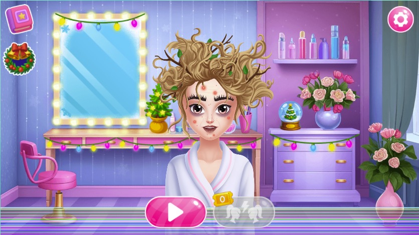 ボロボロの女の子が来店、美しく変身する過程が始まる