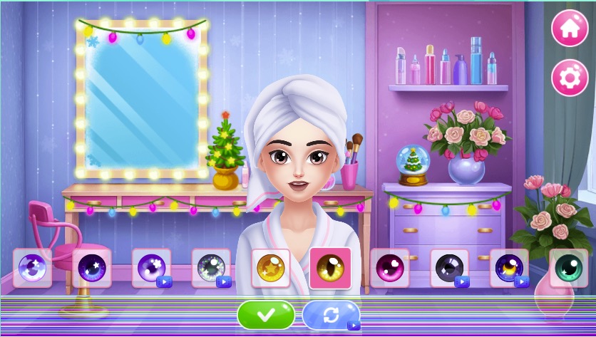 豊富なカラーバリエーションから目の色を選択