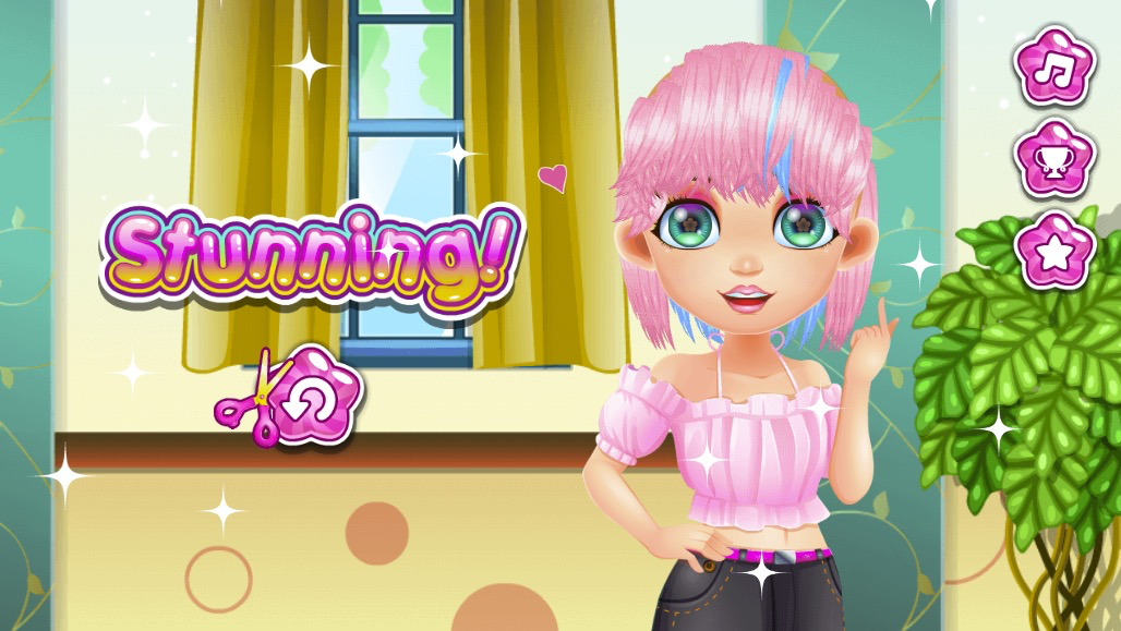 全てのステップを終え、完璧なスタイルに仕上がった女の子が登場