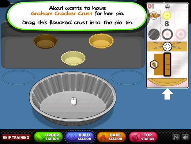 注文に従って最適なパイの生地を選択しよう