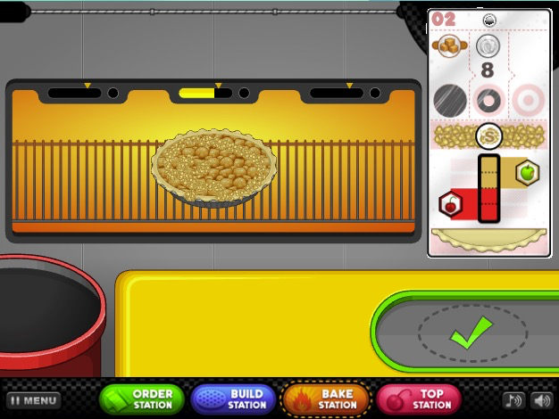 パイを焼き上げる過程をリアルに体験できる