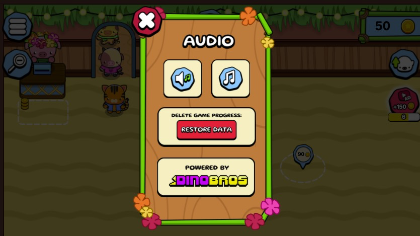 音楽やサウンドのオンオフを切り替え、プレイスタイルに合わせた快適な環境を整える