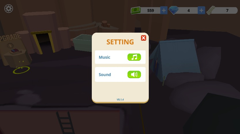 音楽や効果音のオンオフを切り替えて、プレイスタイルに合わせた体験を!